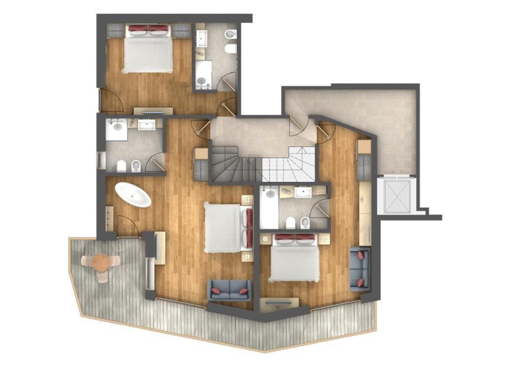 Luxury Chalet Lefiro Santa Cristina Val Gardena Dış mekan fotoğraf